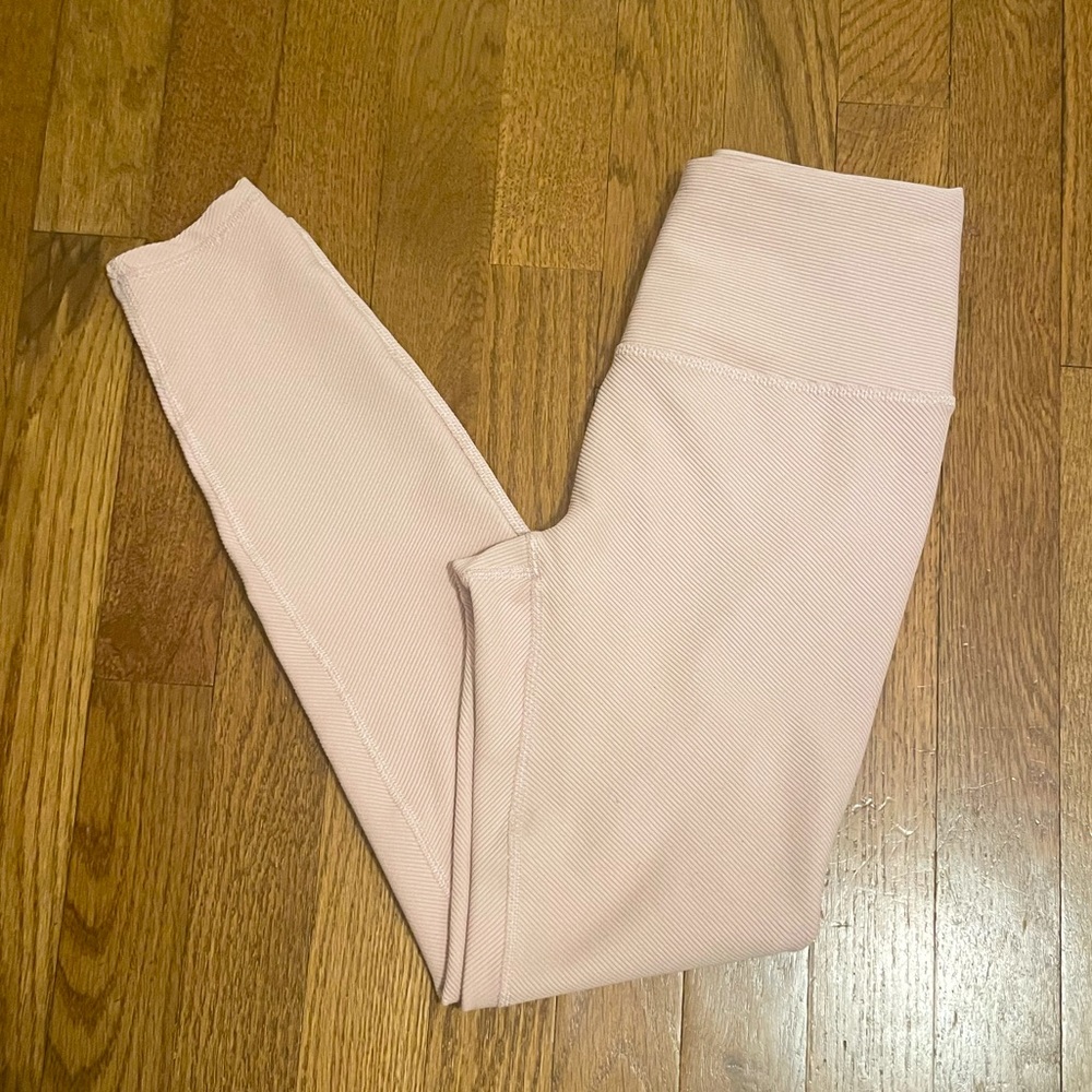Light Pink Leggings, Full Length, Small